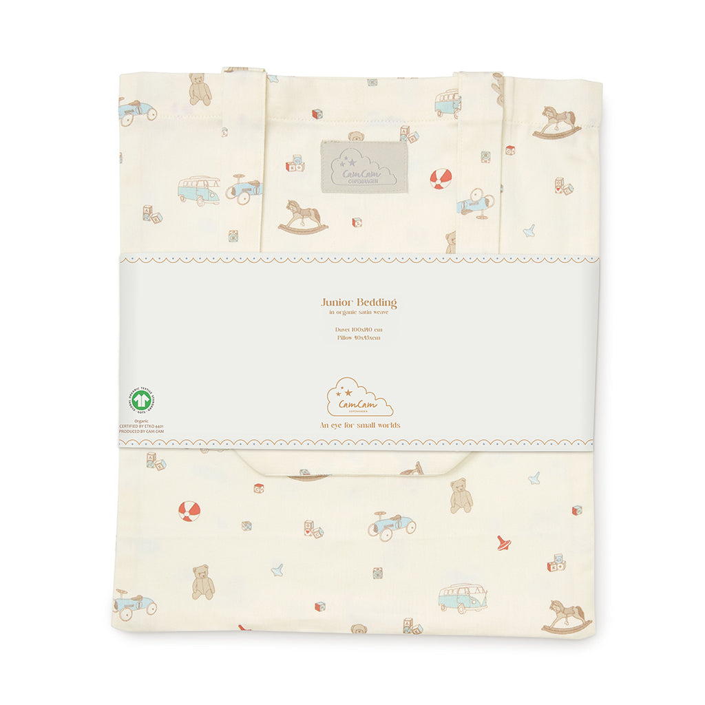 Cam Cam Junior Bedding, Organic, GOTS Certified - Vintage Toys
