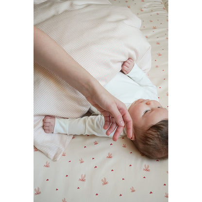 Cam Cam babysengetøj, økologisk, GOTS - Classic Stripes Rose