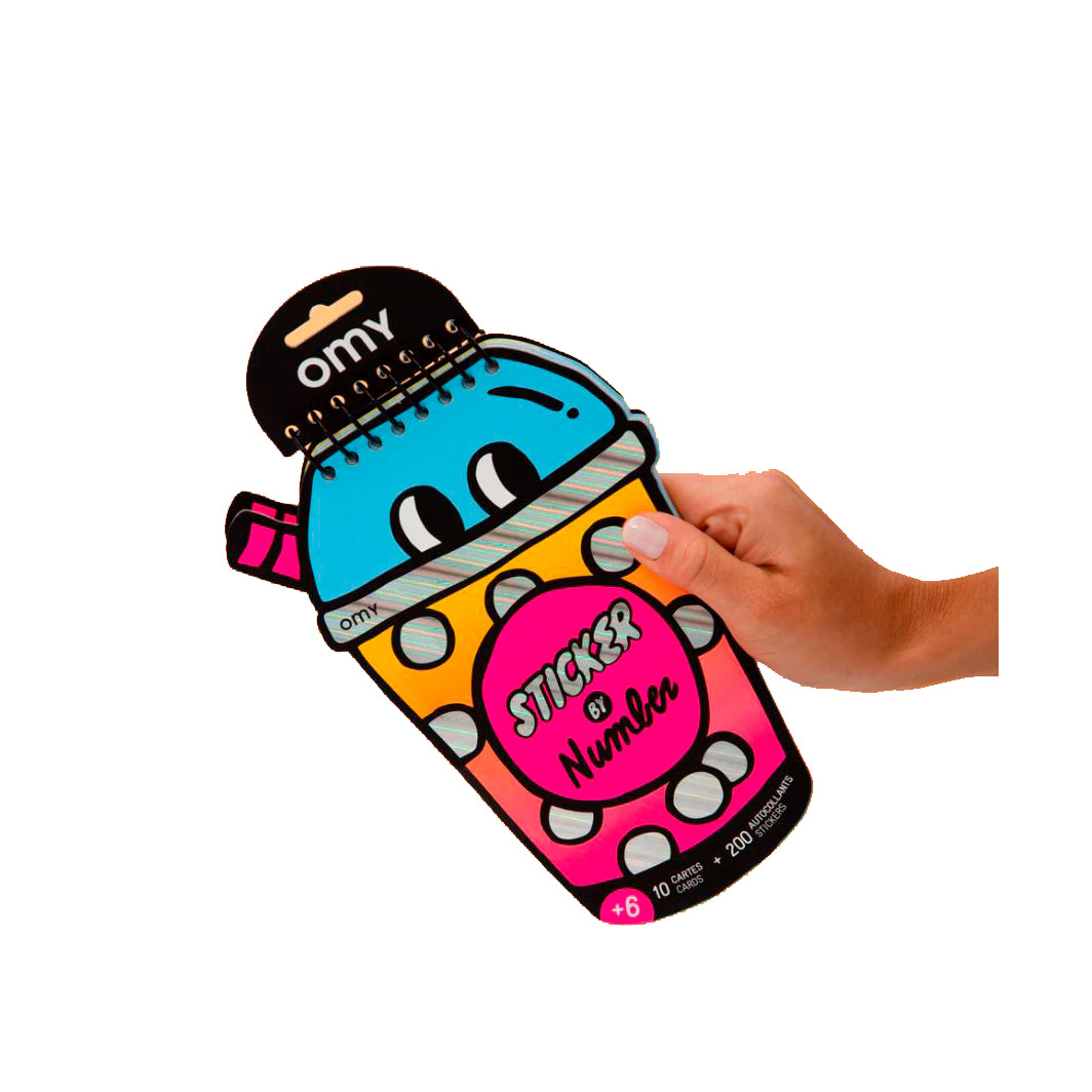 Omy Activity Book with 200 Stickers – Bubble Tea