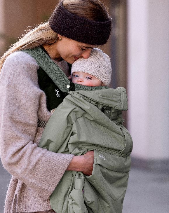 Voksi® Carrier Cover for Baby Carrier, Dark Sand