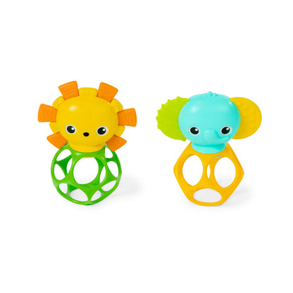 Bright Starts Oball Teething Ring 2-Pack