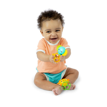 Bright Starts Oball Teething Ring 2-Pack