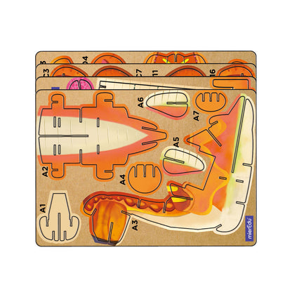 mierEdu 3D Puzzle with Sound, Brachiosaurus