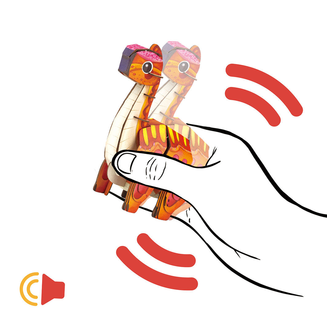 mierEdu 3D Puzzle with Sound, Brachiosaurus