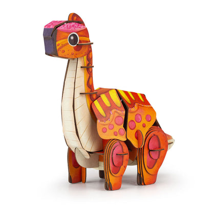 mierEdu 3D Puzzle with Sound, Brachiosaurus