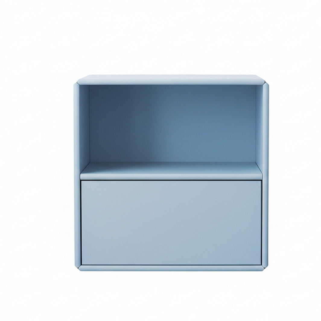 By Aulum Charlie Nightstand with Drawer, 40x40 cm - Himalayan Blue