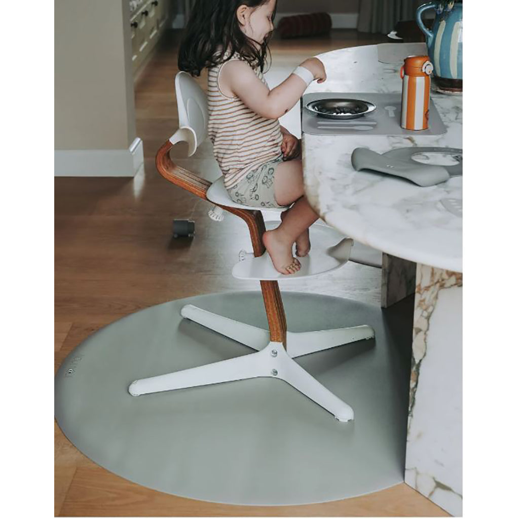 Noui Noui Round Floor Mat and Chair Mat - Olive Hazel