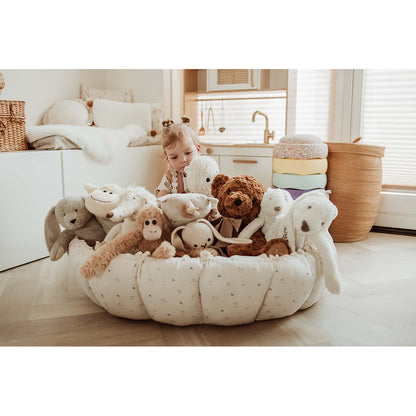 Play&amp;Go Coco Moon, Tre-i-ét Baby Blanket, Organic - Bloom Moon