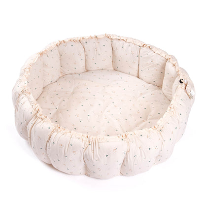 Play&amp;Go Coco Moon, Tre-i-ét Baby Blanket, Organic - Bloom Moon