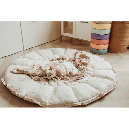 Play&amp;Go Coco Moon, Tre-i-ét Baby Blanket, Organic - Bloom Moon