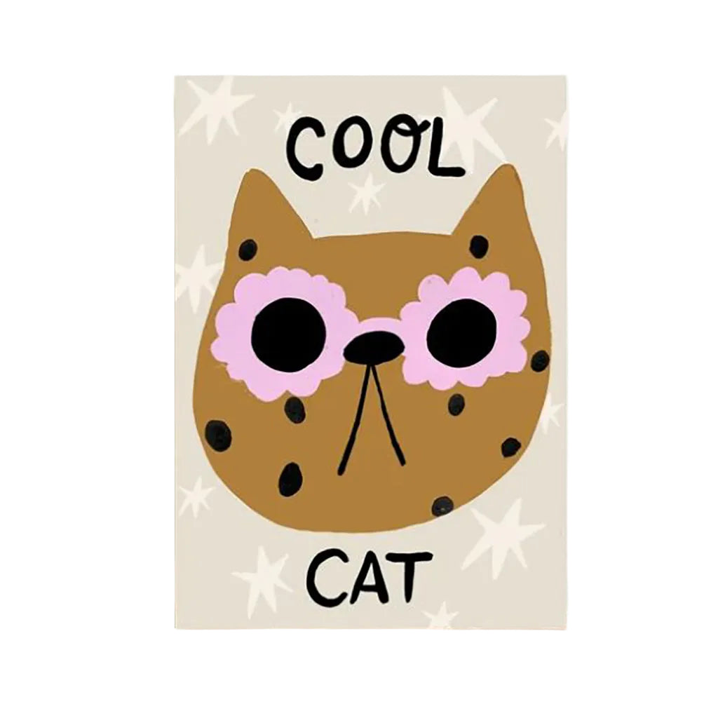 Yaya Studio poster, Cool cat - A4