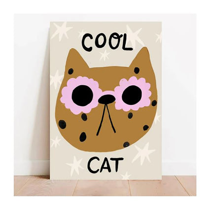 Yaya Studio plakat, Cool cat - A4