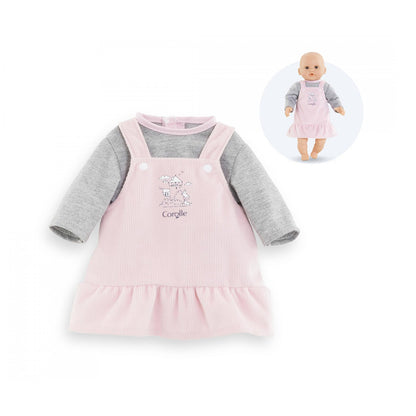 Corolle Doll Clothes Mon Premier 30 cm, Dress and Gray Blouse