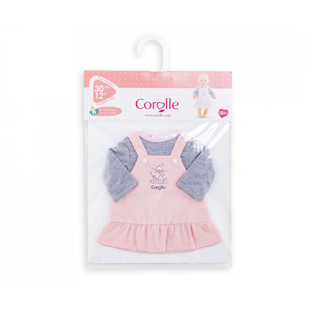 Corolle Doll Clothes Mon Premier 30 cm, Dress and Gray Blouse