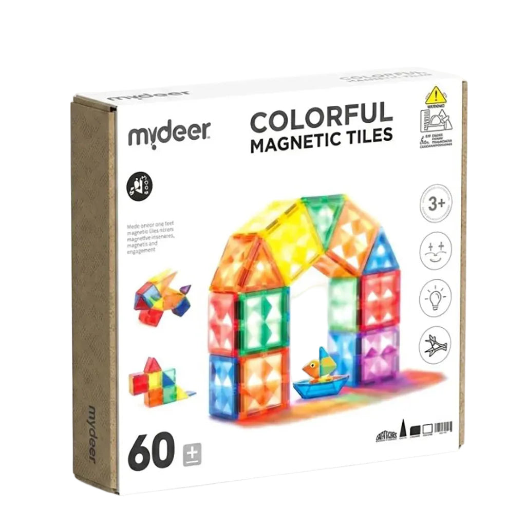 Mideer magnetiske byggeplader, 60 dele