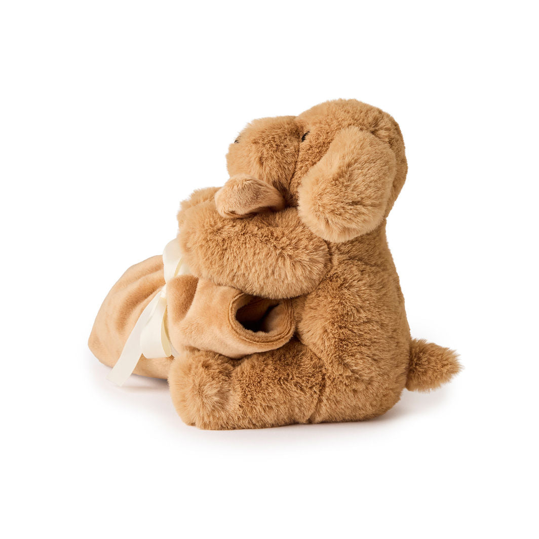 Teddy Hermann Cuddle Cloth, Dog - Brown