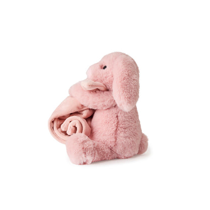 Teddy Hermann Comfort Blanket, Bunny - Pink