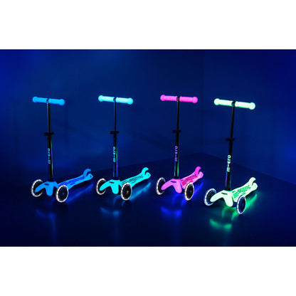 Micro Scooter, Mini Deluxe Glow LED Plus – Frosty Pink