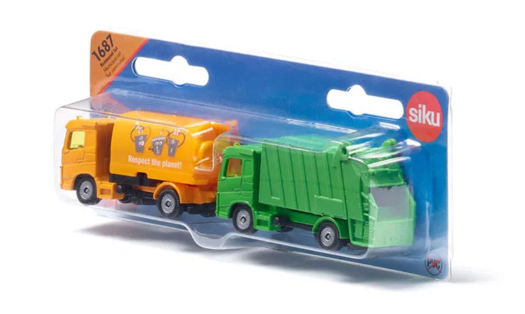 Siku Municipal Set, Set with 2 Garbage Trucks