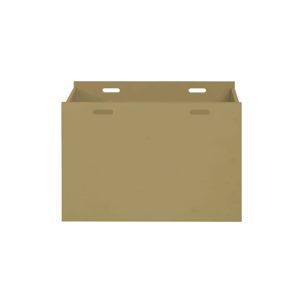 By Aulum Dana opbevaringskasse m hjul, med dybde på 30 eller 40 cm - Olive