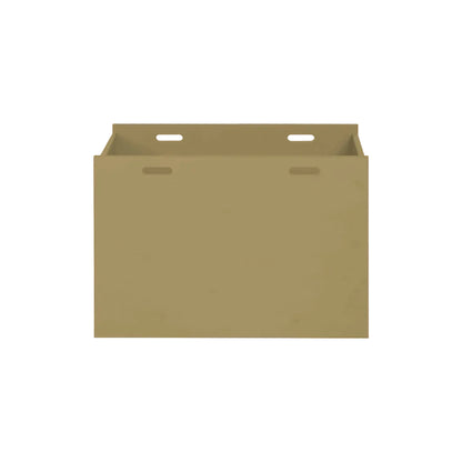 By Aulum Dana opbevaringskasse m hjul, med dybde på 30 eller 40 cm - Olive