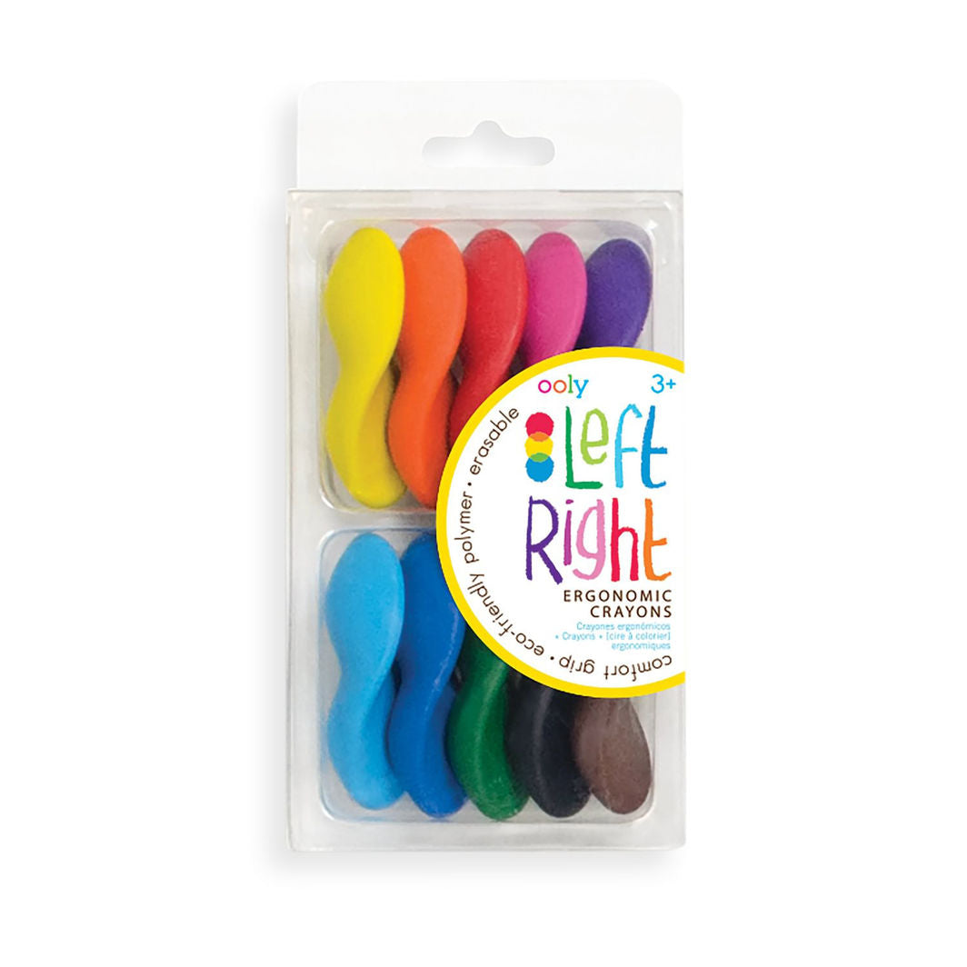 Ooly Crayons Set of 10 - Left Right