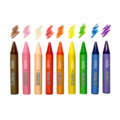 Ooly Jumbo Crayons and Coloring Book, Radiserne