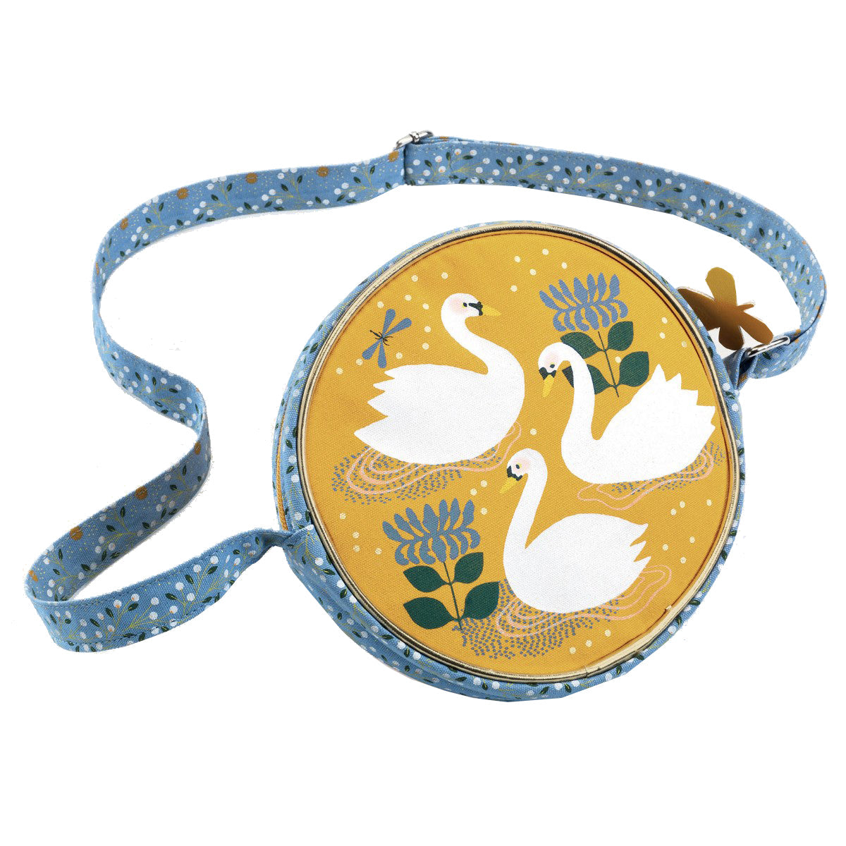 Djeco Bag, Round - Swans