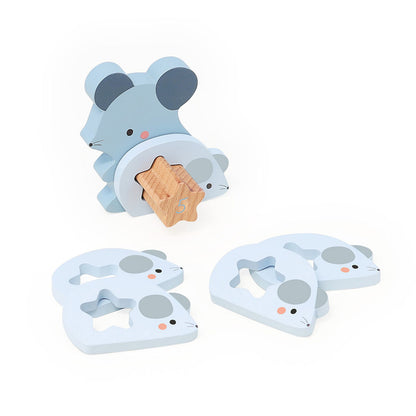 Vilac - Puzzle Blocks 20 Pieces - Baby Animals
