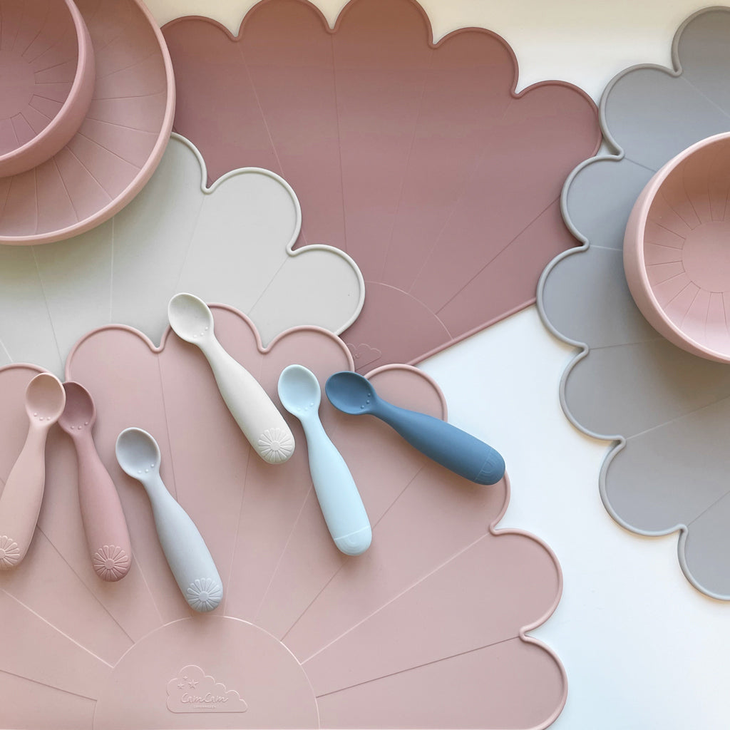 Cam Cam Flower Spoons, 2-Pack Spoon Set - Midnight Mix