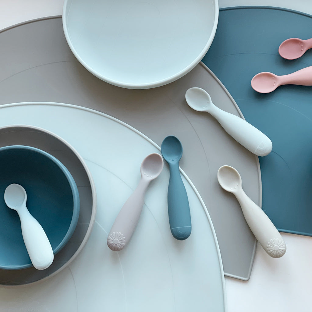 Cam Cam Flower Spoons, 2-Pack Spoon Set - Midnight Mix