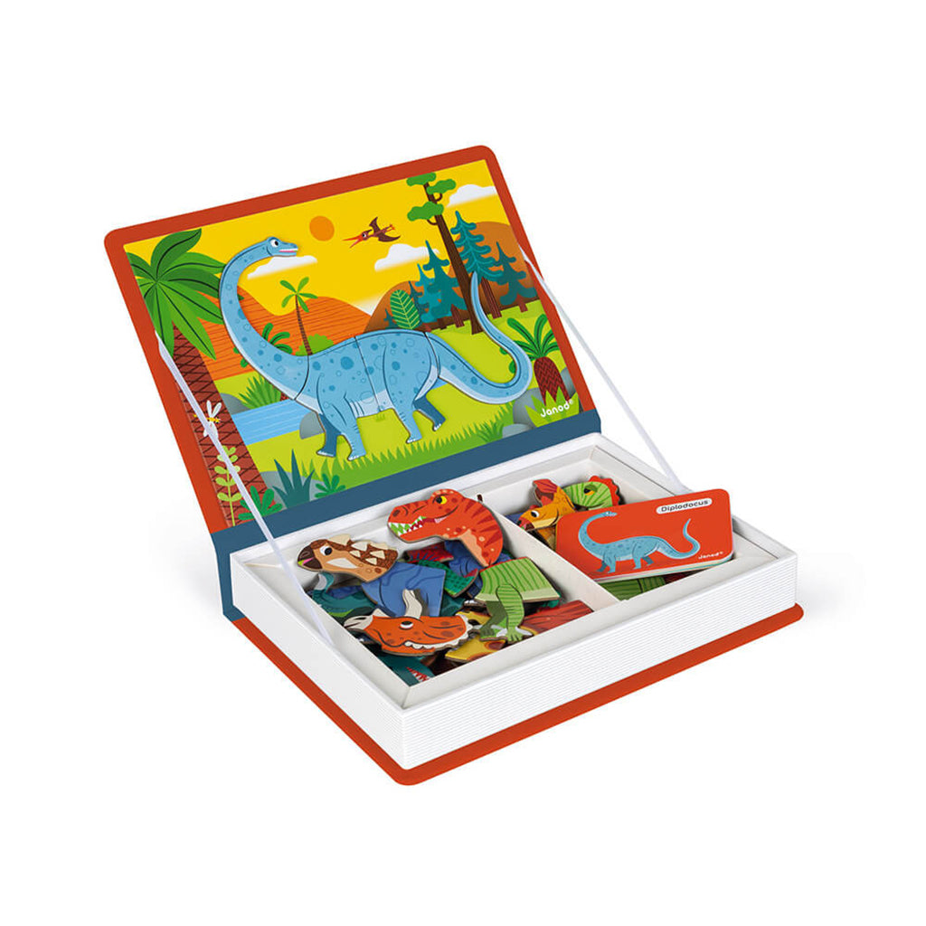 Janod Magnetic Book, Dinosaurs
