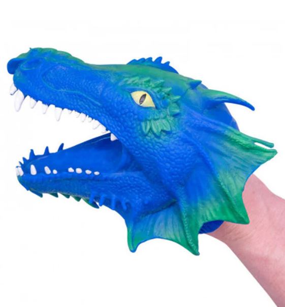 Hand Puppet Shaped Like a Dragon Head