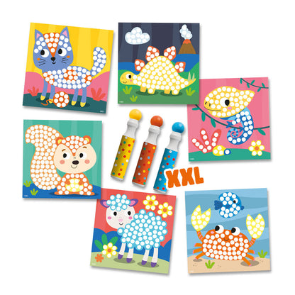 SES Creative Dot Markers, 3 XXL Colours – Activity Cards