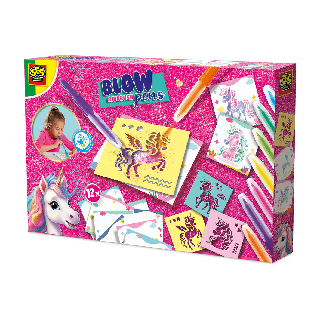 SES Creative Blowing Markers, Unicorn