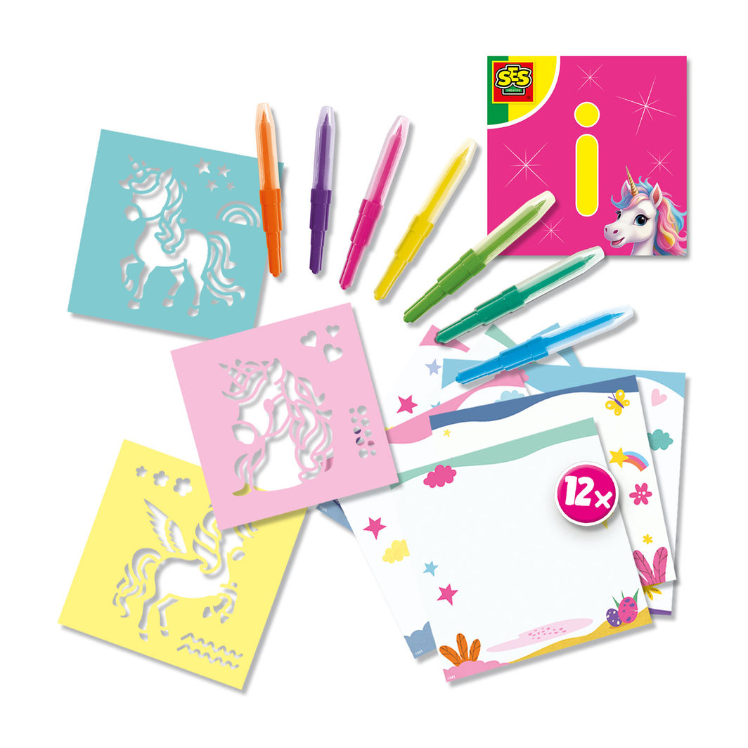 SES Creative Blowing Markers, Unicorn