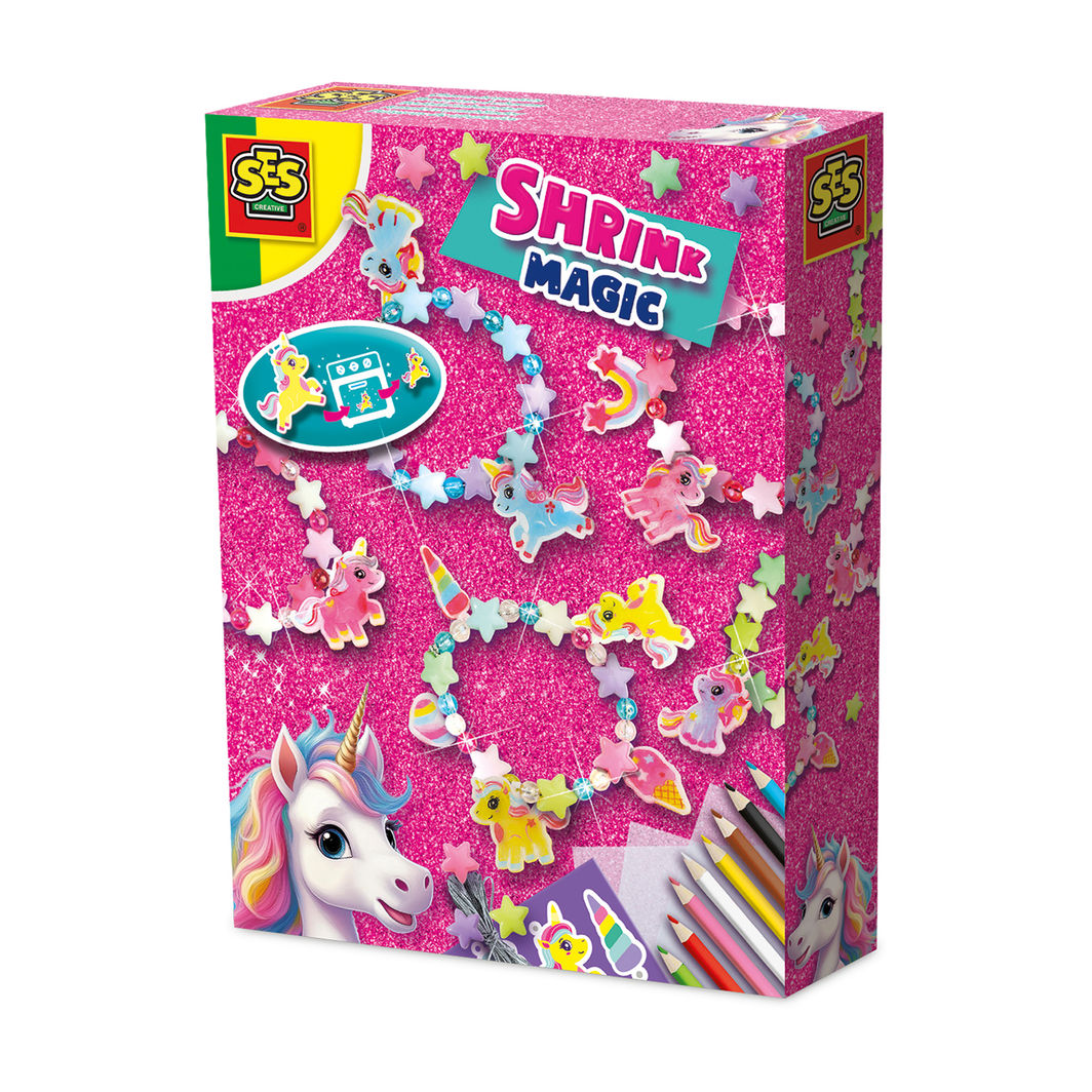 SES Creative, Shrink Plastic - Unicorn Bracelet