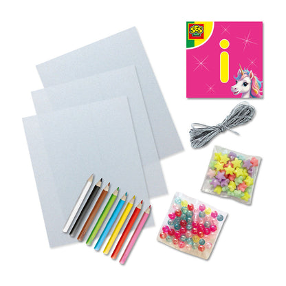 SES Creative, Shrink Plastic - Unicorn Bracelet