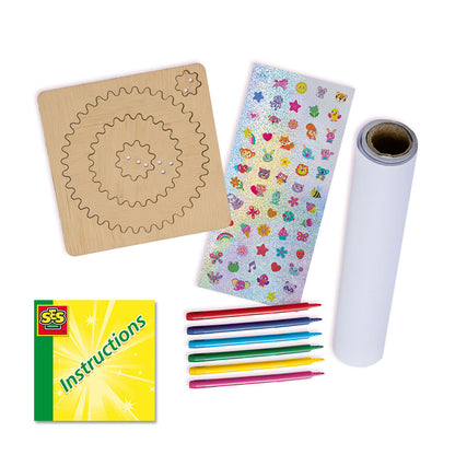 SES Creative Wooden Spiral Drawing Set