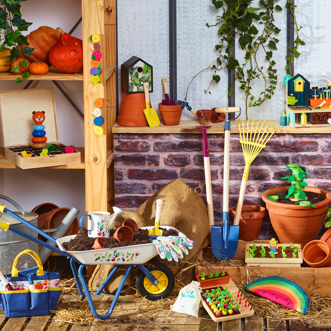 Vilac Metal Wheelbarrow for Children