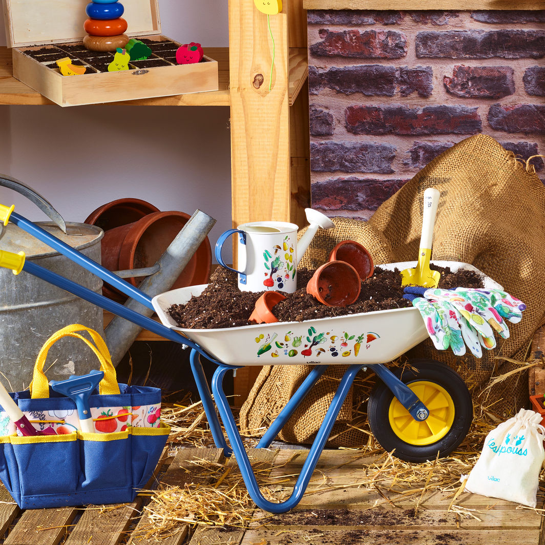 Vilac Metal Wheelbarrow for Children