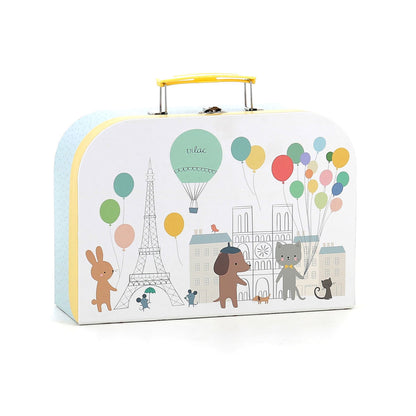 Vilac Musical Tea Set in Metal with Suitcase, Paris