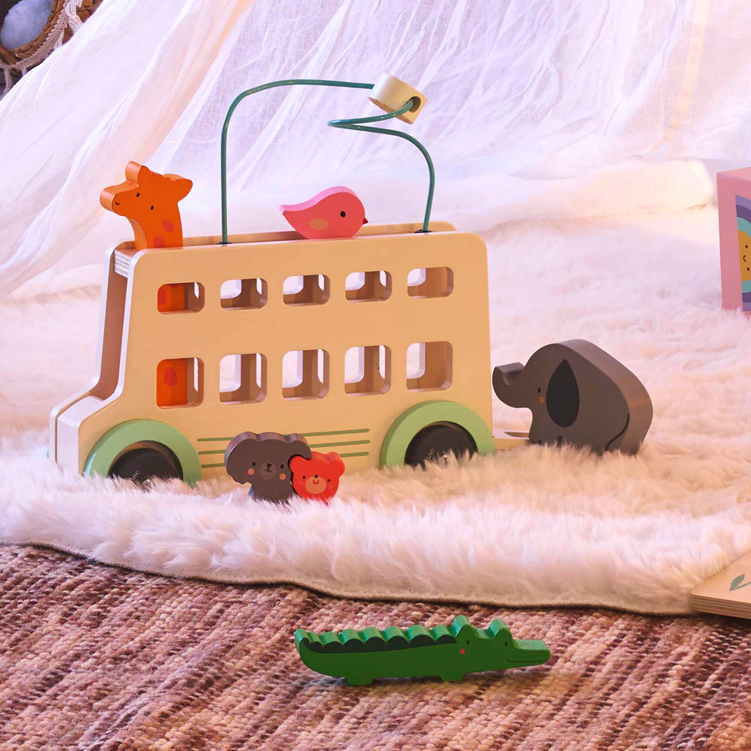 Vilac Activity Play, Bus with Animals