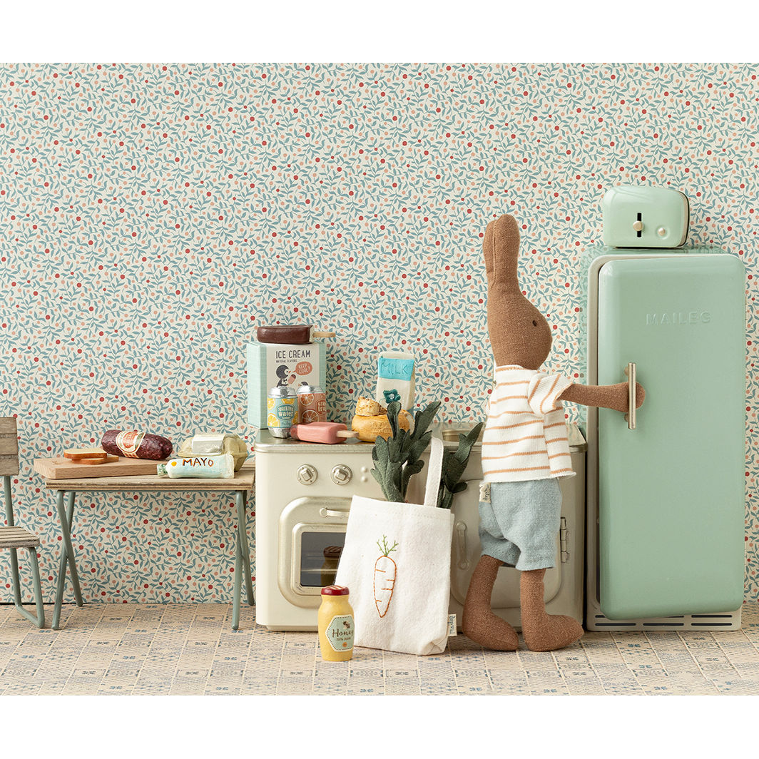 Maileg Miniature Refrigerator - Mint