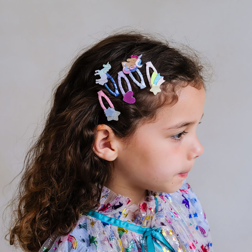 Mimi &amp; Lula 5 Hair Clips – Mini Unicorn Land