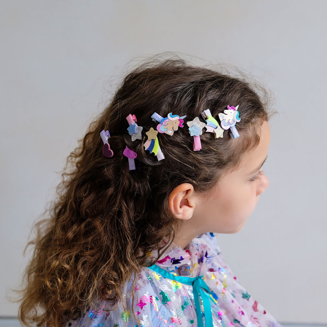 Mimi &amp; Lula 8 Hair Clips – Unicornland
