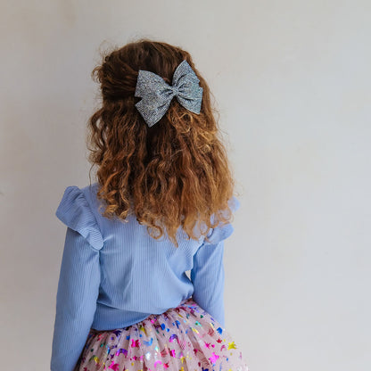 Mimi &amp; Lula Hair Bow – Giant Disco Ball