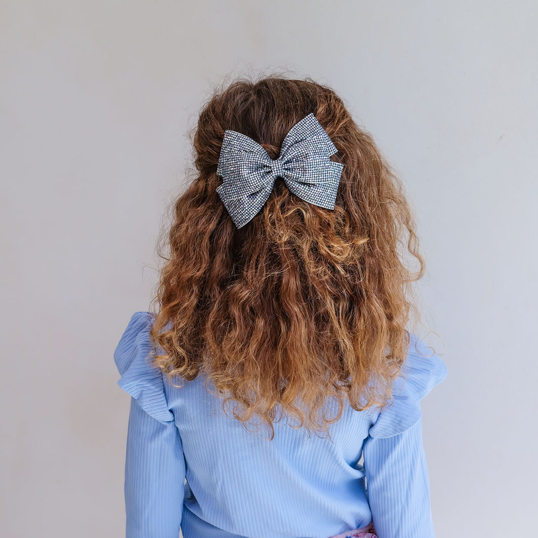 Mimi &amp; Lula Hair Bow – Giant Disco Ball
