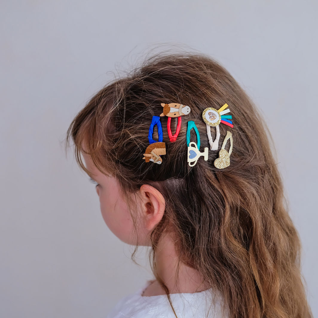 Mimi &amp; Lula - 5 Hair Clips - Mini Show Pony