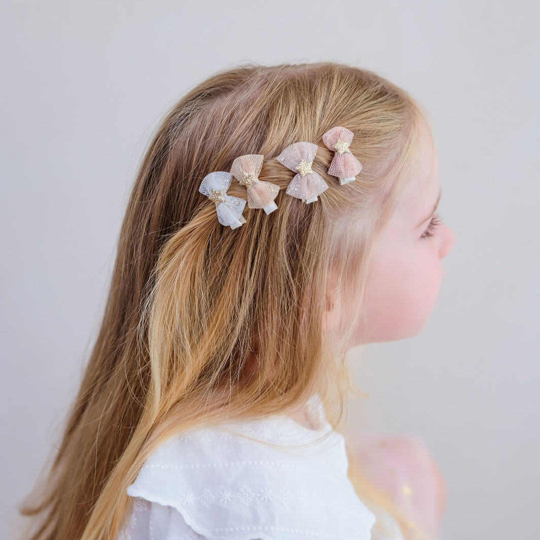 Mimi &amp; Lula 8 Hårclips - Tutu Bow